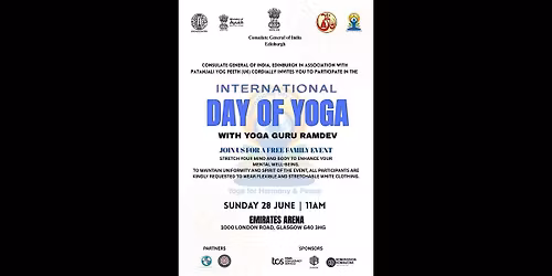12th International Day of Yoga - Free Family Event