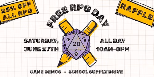 Free RPG Day 2026!