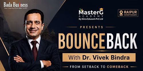 BOUNCE BACK- DR. VIVEK BINDRA Motivational Speaker