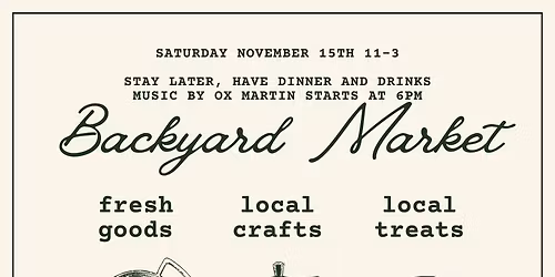 Backyard Market & Ox Martin 