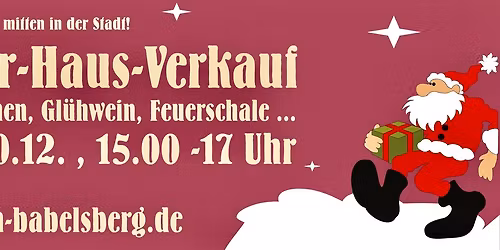 Backtag und Au\u00dfer-Hausverkauf