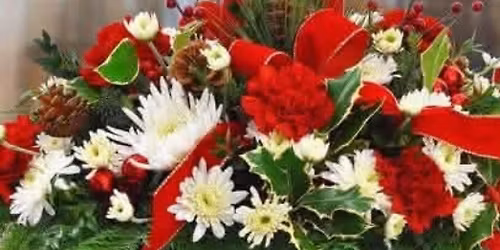 Fresh Flower Christmas Arranging