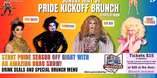 Mineshaft - Pride Kickoff Brunch - Sunday May 31