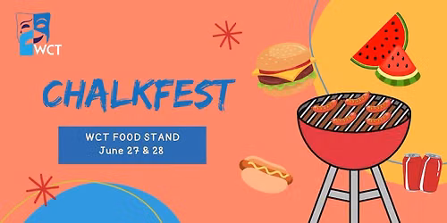 WCT's ChalkFest Food Stand