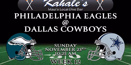 \ud83c\udfc8 Week 12: Philadelphia Eagles @ Dallas Cowboys \ud83c\udfc8