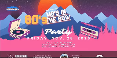 MOVEMBER IS BACK 80'S STYLE, MEL'S BANFF!  Big Hair, Big Vibes, Bigger Impact