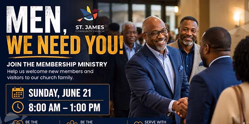Men, Membership Ministry Needs You