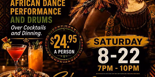 African culture experience with dance performance and drums