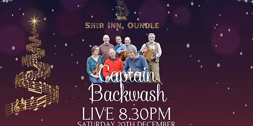 Captain Backwash Live 8.30pm