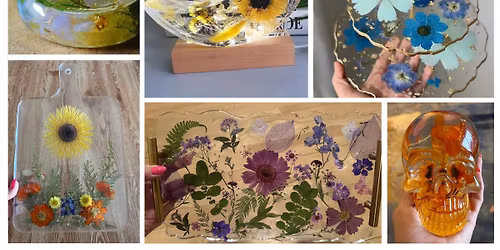 Crafts & Cocktails - Resin & Pressed Flower Workshop