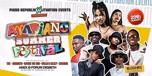 AMAPIANO SUMMER FESTIVAL