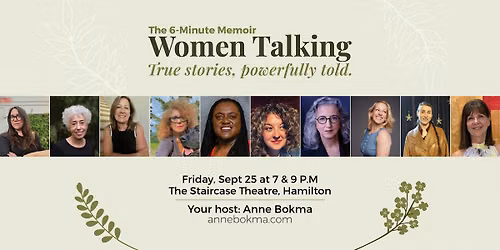 The 6-Minute Memoir: Women Talking