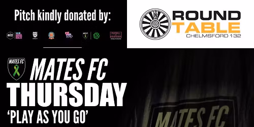 MATES FC\/CALM - Thursday Football Session 9-10pm