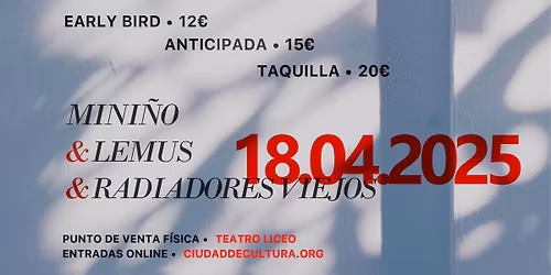 MINI\u00d1O + Radiadores Viejos + Lemus en Salamanca | Sala B CAEM