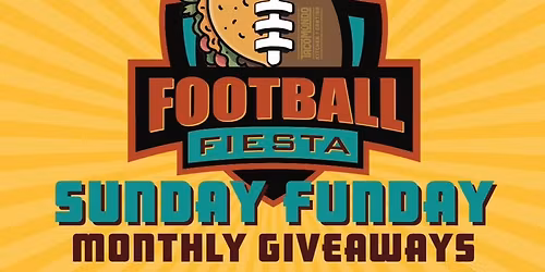 Football Fiesta & The LAST Sunday Monthly Giveaway \ud83c\udfc8