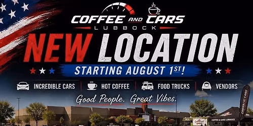 \u2615\ud83c\udfc1 Coffee & Cars Lubbock | NEW LOCATION!