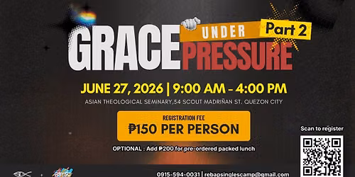 Grace Under Pressure Part 2 | RBYSC Conference