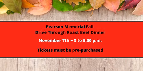 Fall Roast Beef Dinner 