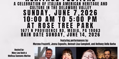 \ud83c\uddee\ud83c\uddf9 ITALIAN AMERICAN HERITAGE FESTIVAL \ud83c\uddee\ud83c\uddf9