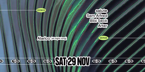 Fuse presents: salute, Sam Alfred & Alarico (all night long)