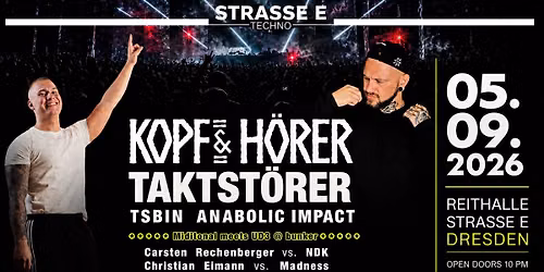 Taktst\u00f6rer, Kopf&H\u00f6rer uvm @ Strasse E