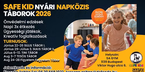 \u00d6NV\u00c9DELMI NAPK\u00d6ZIS GYEREKT\u00c1BOROK BUDAPESTEN!