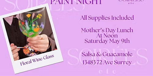 Wine Glass Painting at Salsa & Guacamole