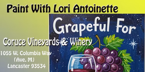 Grapeful for Wine!  PWLA at Coruce