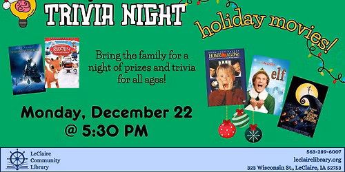 Family Trivia Night: Holiday Movies