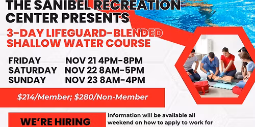 3-day Lifeguard Blended-Shallow Water Course