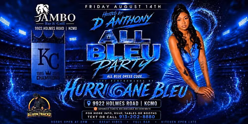 Hurricane Bleu\u2019s All Bleu Party