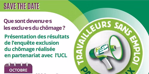 Enqu\u00eate exclusion du ch\u00f4mage : pr\u00e9sentation des r\u00e9sultats