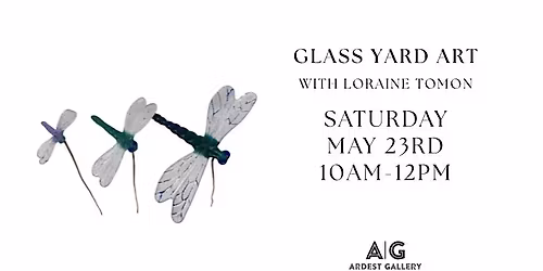 Glass Yard Art - Butterflies & Dragonflies