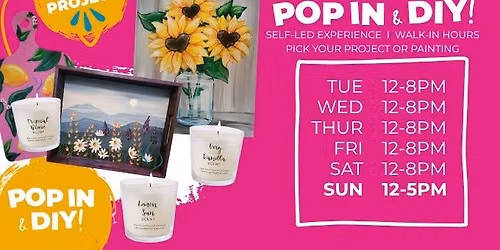 POP IN & DIY Twist Grand Rapids Paint & Sip
