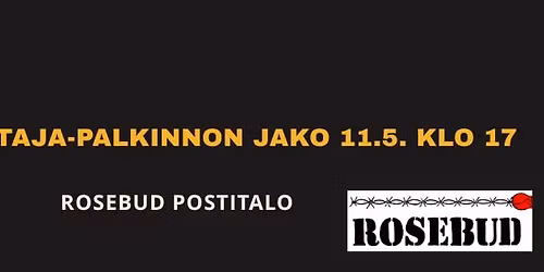 T\u00e4htivaeltaja-palkinnon jako 2026 Rosebud Postitalossa