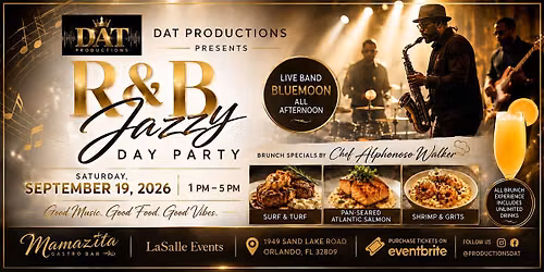 R&B Jazzy Day Party featuring Bluemoon