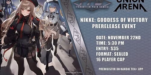 Union Arena - Nikke: Goddess of Victory Prerelease Event