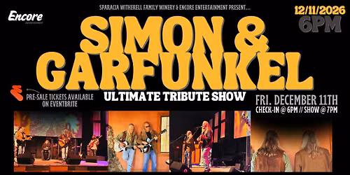 Sounds Of Simon & Garfunkel @ Sparacia Witherell Family Winery