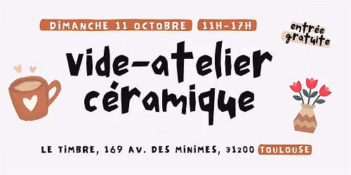 Vide-atelier c\u00e9ramique \u00e0 Toulouse - C\u00e0 Ph\u00ea Studio & Amandine Clouzet