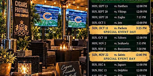 Football Sundays at Bernard Terrell Cigars