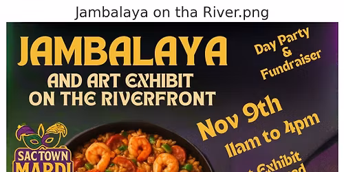 Jambalaya & Art Exhibit On The Riverfront.