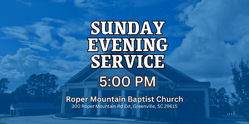 Sunday Evening Church Service