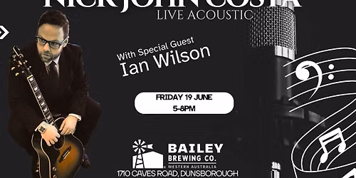 Nick John Costa\u2014Live Music (Acoustic)
