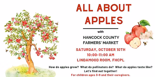All About Apples with the Hancock County Farmers\u2019 Market