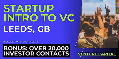 Startup Intro to VC: Guide for Leeds Founders