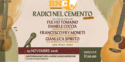 Radici nel Cemento & Friends @Auditorium Parco della Musica Ennio Morricone