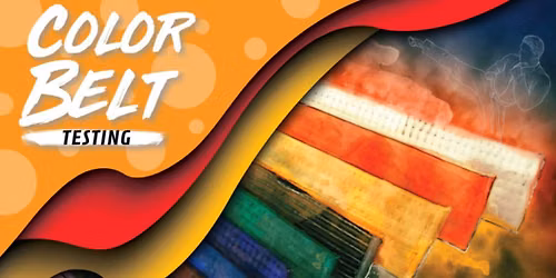 White, Orange, Yellow, Camo, Green and Purple Belts 