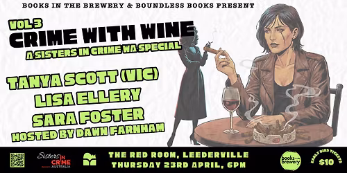 Crime With Wine Vol.3: Tanya Scott, Lisa Ellery, Sara Foster, Dawn Farnham
