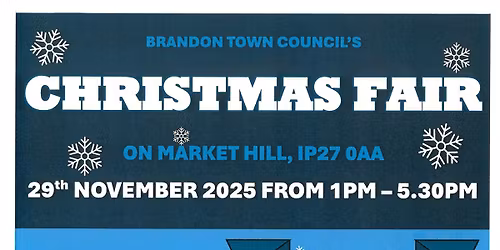 Brandon Town Council Christmas Fair