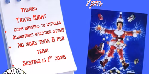 Christmas Vacation Themed Movie Trivia